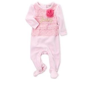 Juicy couture baby footie